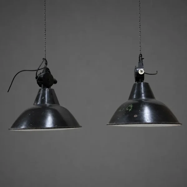 Black Industrial lamps