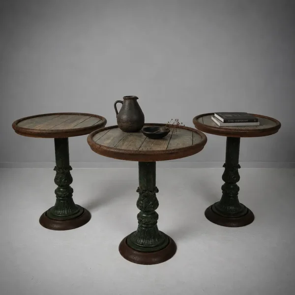 Cast-Iron Pedestal Tables