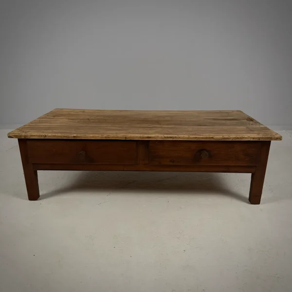 Coffee Table With Two Drawers